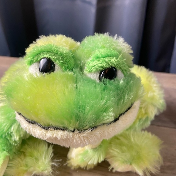 Green Tie Dye Frog GANZ Webkinz & Lil 'Kinz Animals without Code - Picture 2 of 8